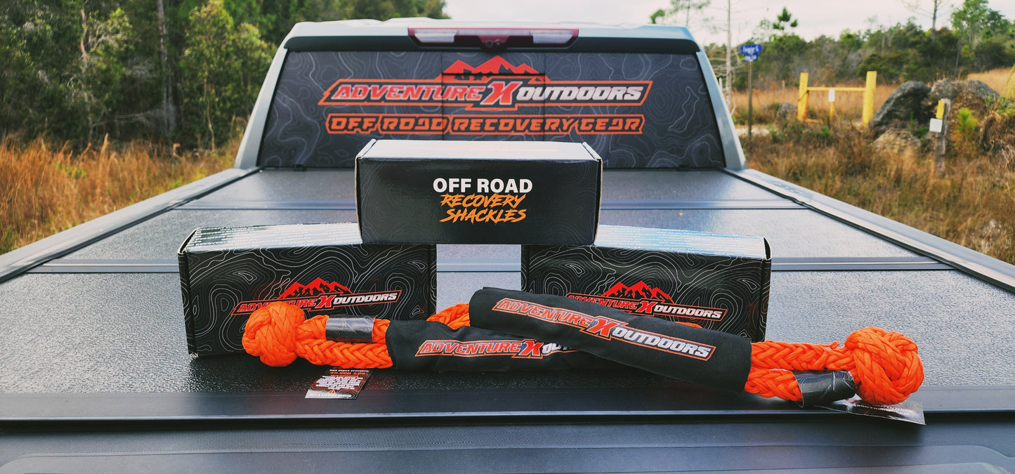 Off-road Recovery Soft Shackles Set